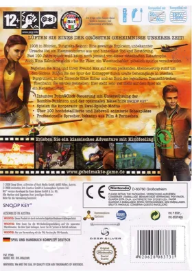 Secret Files Tunguska box cover back